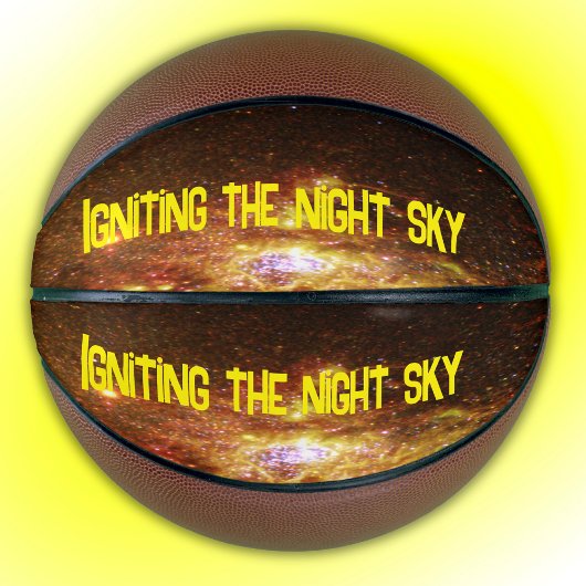 Feuerwerke aus Star Formation Yellow | Basketball