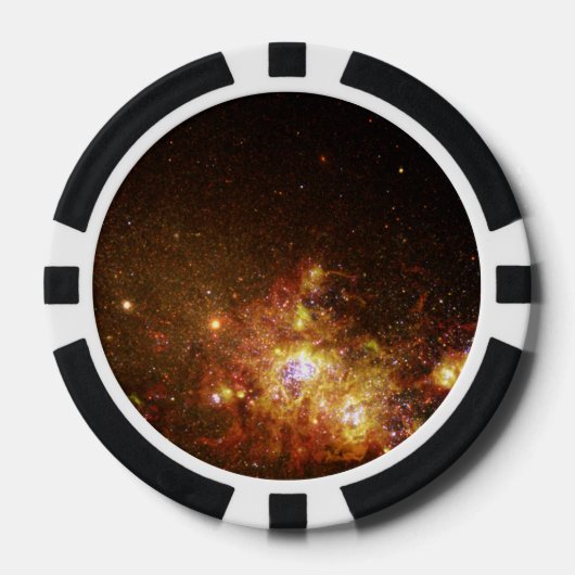 Feuerwerke aus Star Formation Yellow | Pokerchips (Vorderseite)