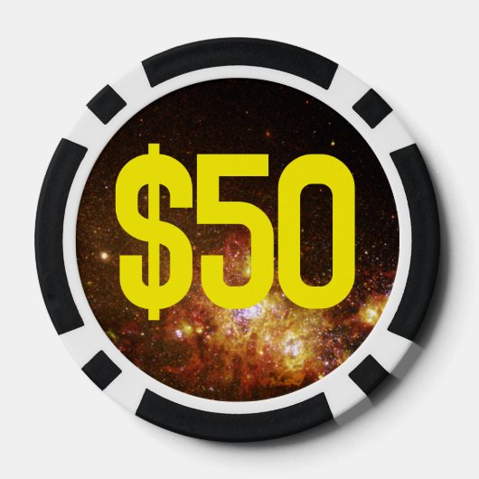 Feuerwerke aus Star Formation Yellow | Pokerchips (Rückseite)