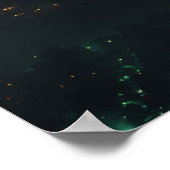 Feuerwerke, Eiffelturm, Paris, Frankreich Poster (Ecke)