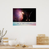 Feuerwerke funkeln die Geister Poster (Küche)