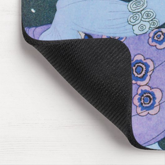 Feuerwerke im Paris-Kunst-Deko Mousepad (Ecke)