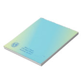 Feuerwerke im Personalisierten Hintergrund des Jar Notizblock (Rotiert)