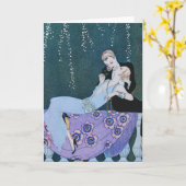 Feuerwerke in der Paris-Kunst-Deko-Gruß-Karte Karte (Gelbe Blume)