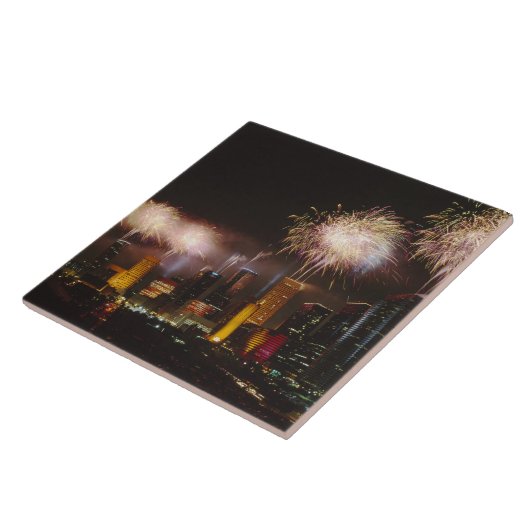 Feuerwerke in Houston Texas Fliese (Seite)