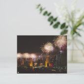 Feuerwerke in Houston Texas Postkarte (Stehend Vorderseite)