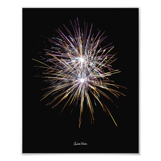 Feuerwerke in Kalifornien Fotodruck (Vorne)