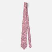 Feuerwerke in Pink auf Pink-Neck-Tie Krawatte (Vorderseite)