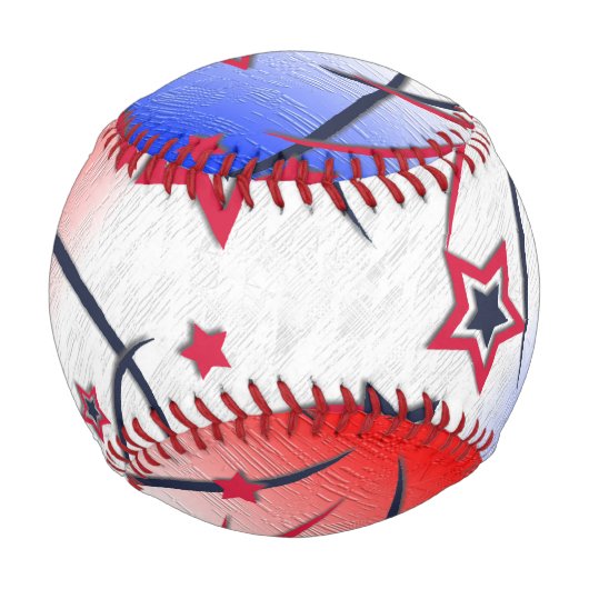Feuerwerke in Red White Blue Baseball (Vorderseite)