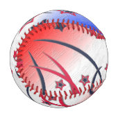 Feuerwerke in Red White Blue Baseball (Vorderseite Links)