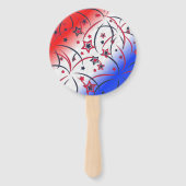 Feuerwerke in Red White Blue Fächer (Rückseite)
