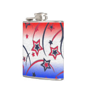 Feuerwerke in Red White Blue Flachmann (Links)