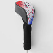 Feuerwerke in Red White Blue Golf Headcover (angewinkelt)