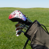 Feuerwerke in Red White Blue Golf Headcover (In SItu)