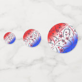 Feuerwerke in Red White Blue Konfetti (Rückseiten)
