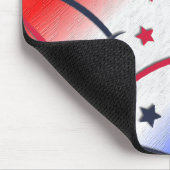 Feuerwerke in Red White Blue Mousepad (Ecke)