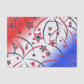 Feuerwerke in Red White Blue Seidenpapier (Vorderseite)