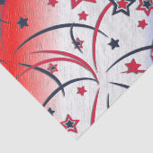 Feuerwerke in Red White Blue Seidenpapier (Ausschnitt)