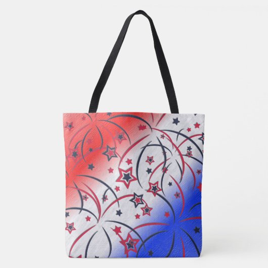 Feuerwerke in Red White Blue Tasche (Vorderseite)