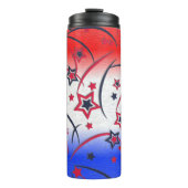 Feuerwerke in Red White Blue Thermosbecher (Vorderseite)
