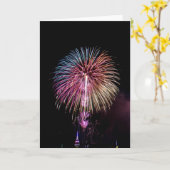 Feuerwerke Karte (Gelbe Blume)