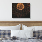 Feuerwerke/Leinwand-Verpackung Leinwanddruck (Insitu (Schlafzimmer))