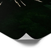 Feuerwerke mit Tree Poster (Ecke)