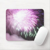 Feuerwerke Mousepad - violette Feuerwerke (Mit Mouse)