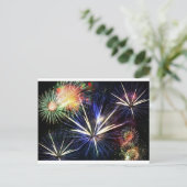 Feuerwerke Postkarte (Stehend Vorderseite)