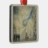 Feuerwerke Silbernes Ornament (Rechts)