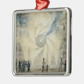 Feuerwerke Silbernes Ornament (Links)