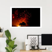Feuerwerke Spektakulär aus Epcot Poster (Heimbüro)