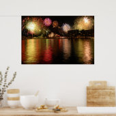 Feuerwerke: Sydney Harbor, Australia Poster (Küche)