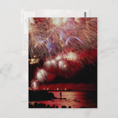 Feuerwerke, Toronto, Ontario, Kanada Postkarte (Vorne/Hinten)