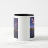 Feuerwerke über Chicago-Skylinen 2 Tasse (Zentrum)