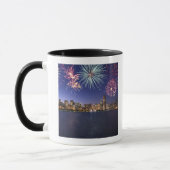 Feuerwerke über Chicago-Skylinen 2 Tasse (Links)
