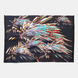 Feuerwerke über dem Mt. Olivet Geschirrtuch