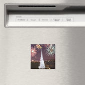 Feuerwerke über der Bostoner Sehenswürdigkeit Magnet (In Situ (Geschirrspüler))
