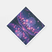 Feuerwerke über der Skyline der Stadt | AMERIKANIS Serviette (Ecke)