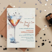 Feuerwerke und Champagner Silvester-Party Einladung