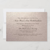 Feuerwerke und Countdown-Silvester-Party Einladung (Rückseite)