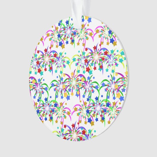 Feuerwerke und Stars Ornament (Vorderseite)