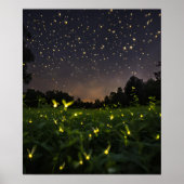 Feuerwerke unter den Sternen Poster (Vorne)