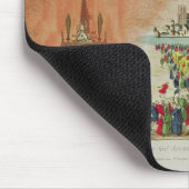 Feuerwerke vor dem Hotel de Ville in Paris Mousepad (Ecke)