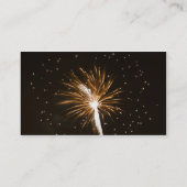 Feuerwerke zeigen auf Savannah River an Visitenkarte (Rückseite)