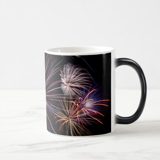 Feuerwerkefinale-Farbändernde Kaffee-Tasse Verwandlungstasse (Rechts)