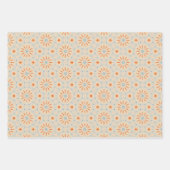 Feuerwerklich Inspiriertes Muster - Papierblätter Geschenkpapier Set (Vorderseite)