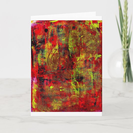 Feuerwerks-Graffiti Karte (Vorderseite)