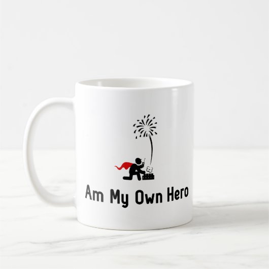 Feuerwerks-Held Kaffeetasse (Links)