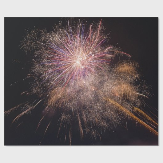 Feuerwerks-Packpapier Geschenkpapier (Flach)